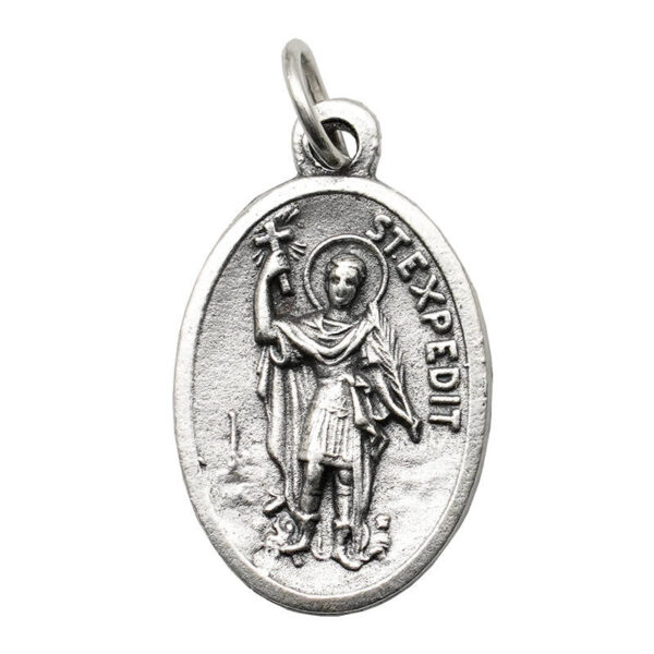 4289f8f6ae34335d1922f5ea01b83e16_H1b9b0a5065d2440dabeb5f71a9943b795_avif=close&webp=close KOMI Hot Selling Saint Experdee + Guardian Angel 2.2cm Double Sided Religious Pendant