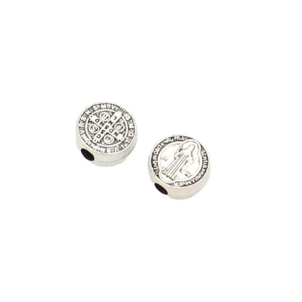 Religious Jewelry Pendant Medal Alloy Triangle Accessories Catholic Charm Religious Prayer Beads DIY Manual Connector