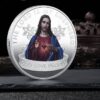 KOMI 2024 New Jesus Commemorative Coin Three-dimensional Relief Metal Commemorative Medallion