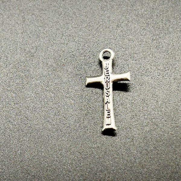 KOMI Anti Silver Zinc Alloy Jerusalem Jesus Cross Pendant for Jewelry Necklace Bracelet Accessories