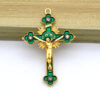 4c28875c3f40fa856e5ca6ce44c0cf9b_Hf6b8d6386b224a728df110f7d678c2671_avif=close&webp=close Crucifix Cross Pendant Necklace Keychain Christian Baptism Jewelry Gold / Silver Plated Metal Jesus Cross Religious Accessories