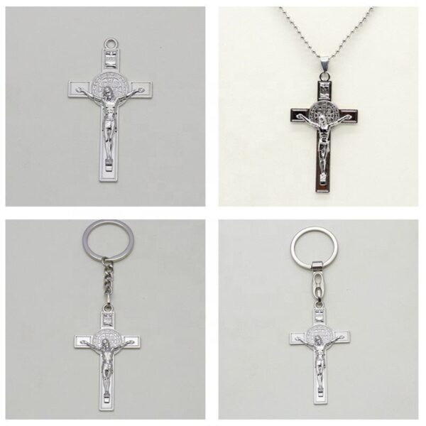 4f917b1eb7d283ac166c24ab777188af_H3472a6db0ec1438798ff6c71d720ada5h_avif=close&webp=close Dreamwork Religious St.Benedict Crucifix Cross Pendant Necklace Keychain Jewelry Accessories Business Promotion Craft Gift