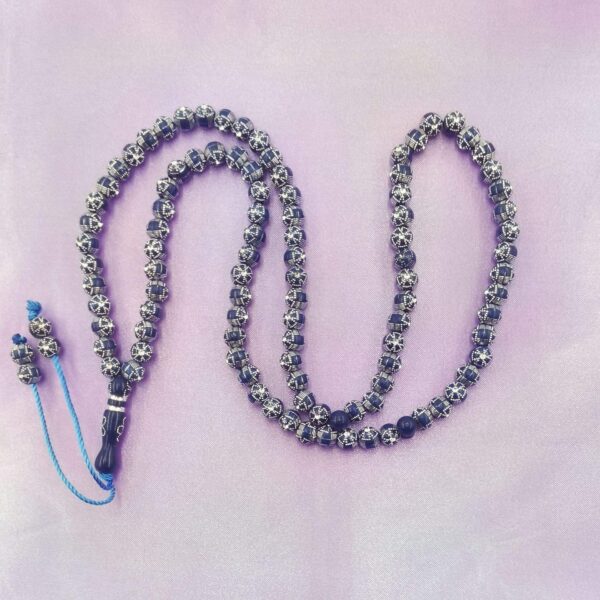 KOMI New 99 8-mile Acrylic Diamond-encrusted Rosary TASBEEH Prayer Bracelet