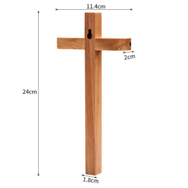 KOMI New Design Middle groove Wall Hanging Cross Wooden Crafts Craft Custom Products
