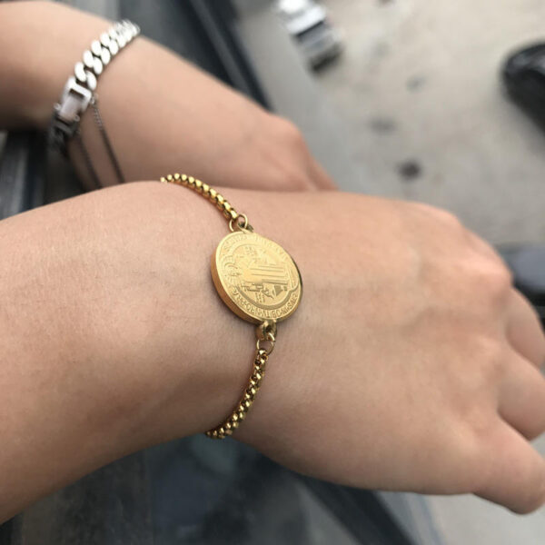 5544e1da9a99cd7bf06081cf59be97a6_H84fc2523b2664240b96236dff030b021N_avif=close&webp=close KOMI Stainless Steel Saint Benedict Bracelet Titanium Steel Adjustable Catholic Priest Exorcist Religious Bracelet