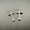 KOMI Anti Silver Zinc Alloy Jerusalem Jesus Cross Pendant for Jewelry Necklace Bracelet Accessories