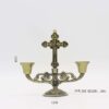 Wholesale European and American Metal Candle Holders Ornaments Home Desktop Metal Religious Cross Craft Ornaments
