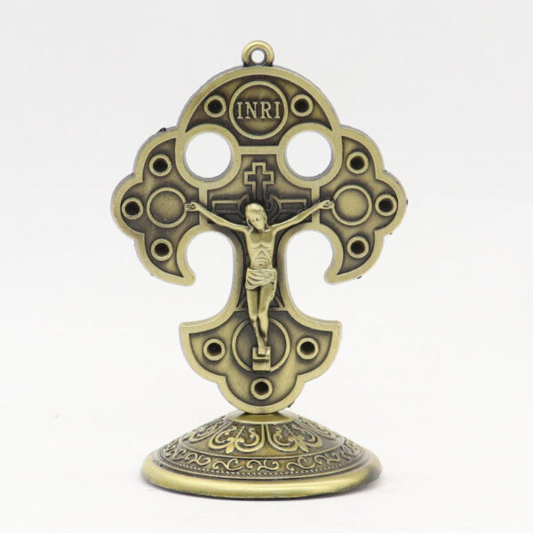 569c4a0167e55def6b183ee3a3790072_Hb43a7789ff044e23ad04c66177efebc6D_avif=close&webp=close Metal Cross Crucifix Catholic Christian Bitter Catholic Jesus Eastern Orthodox Church Apostle Home Car Retro Religious Ornament