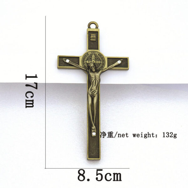 Wholesale Simple Alloy Church Religious Catholic Jewelry Cross Jesus Christ Cross Large Pendant