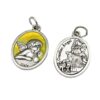 KOMI Enamel Yellow Blue Red Guardian Angels Silver Charm Pendants for Necklace Keychains Bracelet Earrings Crafts Accessories