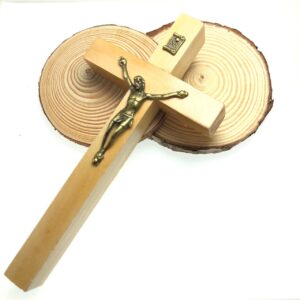 15.2cm Wooden Black Wooden Cross Pendant Wood Pendant Zinc Alloy Pendant