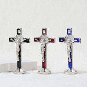 Hot Sale Retro Alloy Cross Decoration Desktop Office Creative Fashion Religious Metal Ornaments