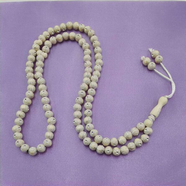 KOMI New 99 8-mile Acrylic Diamond-encrusted Rosary TASBEEH Prayer Bracelet