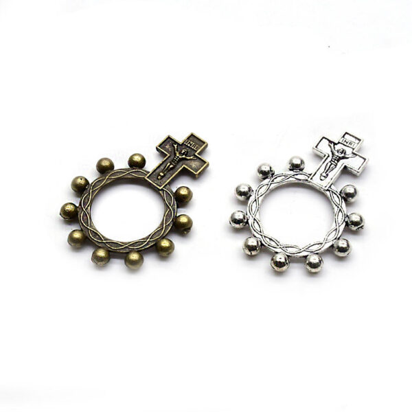 KOMI 2024 New Hot Selling Religious Jesus Cross Ring Wholesale