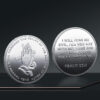 Komi 2024 New Design Hot Sale Rodstaff Prayer Coins Three-dimensional Relief Metal Crafts Making Badges Wholesale