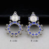 KOMI Mary Rosary Ring Jewelry Pendant Plain Silver Ring Religious Accessories