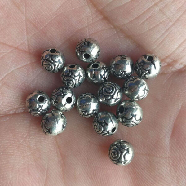 7535421ffc9de6830388e0faf7af8183_H4e874d0ce42b4565a6640970eb4a83d8K_avif=close&webp=close 2024 Rosary Beaded Metal Beads Rondelle Rose Beads Hollow Rosary Diy Accessories 6mm Gold and Silver Plating