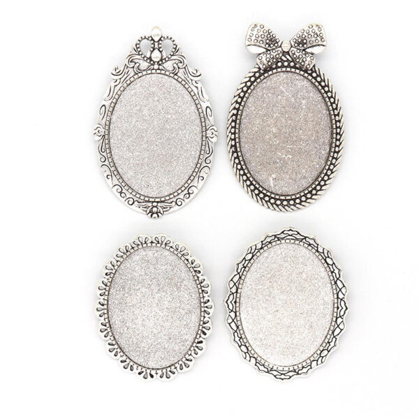 80a2d5d90d5a2db5cfd3917be2dbb493_H386d65abdb1b497ba05062398c6956cax_avif=close&webp=close Komi 30X40mm Round Vintage Time Gem Alloy Base for Diy Accessories with Hand-made Cross Religious Picture Customization Brooch