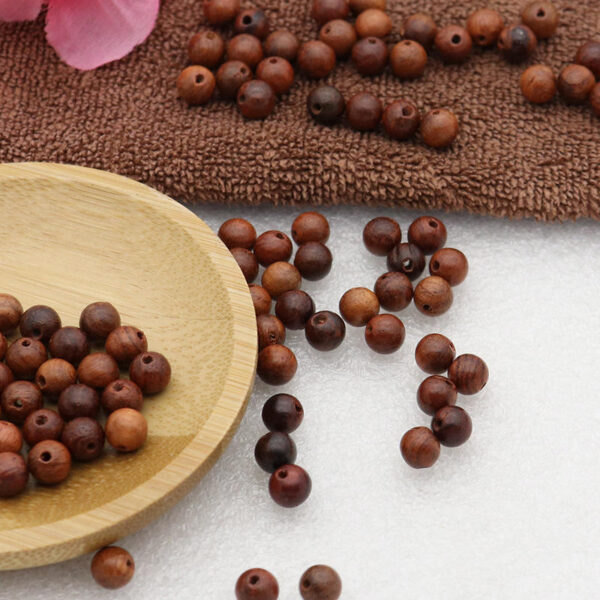 83d8bfac72e791e367b63ccb69e17bc8_Hed7fc16b1f104971804e18914cabe942a_avif=close&webp=close KOMI 100pcs Pack 6mm Round Rose Wood Beads Natural Wooden Beads Loose Wood Spacer Bead for Religious Rosary Jewelry Fashion Part