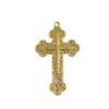 KOMI Gold Plated Vintage Hollow Cross Pendant DIY Metal Cross Charms Pendants for Jewelry Necklace Keyring Accessory Decoration