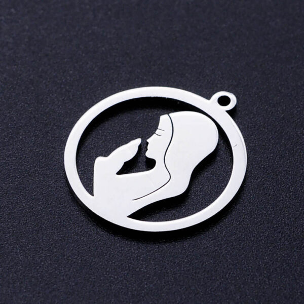 84e143f8b0d432393f8d60156338f73f_H53ab008d62e64360ba9c4c1d47ccd6e66_avif=close&webp=close 2024 Titanium Steel Necklace Pendant Simple Cut Religious Virgin Mary Pendant Stainless Steel DIY Accessories