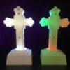 18cm Electronic LED Cross Jesus Christ Night Light Christian Catholic Holy Object Home Decoration