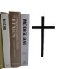 KOMI Wood Pendant Black Cross Wall Hanging Jewelry Crafts Custom Products