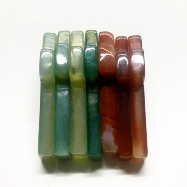 Komi 5cm Carved Agate Cross Pendant Necklace Accessories DIY Jewelry