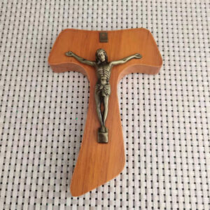 KOMI Hand-hold Crucifix Pendant Wood Jesus Cross Home Decoration Crafts Promotion Gifts Jewelry Accessories