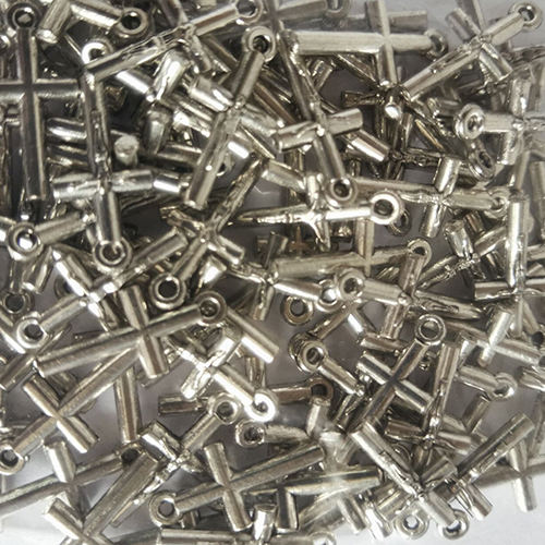 2024 Cross Rosary Pendant Accessories Jesus Alloy Cross Pendant Catholic Charm Religious DIY Handmade Jewelry