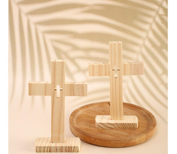 KOMI New Design Wooden Cross Wooden Crafts Decoration Wholesale