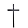 KOMI Wood Pendant Black Cross Wall Hanging Jewelry Crafts Custom Products