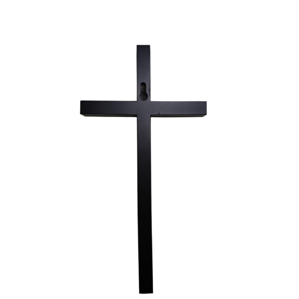 KOMI Wood Pendant Black Cross Wall Hanging Jewelry Crafts Custom Products