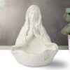KOMI Dainty Resin Virgin Mary Statue Home Decoration for Bookshelf Candy Tray Table Key Bowl Storage Box Party Art Crafts Gifts