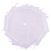 H08cd6e46e9274b2886388b818f1254d6z KOMI 50Pcs 4"x6"(10x15cm) Sheer Drawstring Organza Bags Transparent Organza Jewelry Pouches Bag for Wedding Party Gift Bags