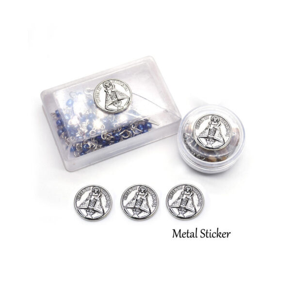 H12eb59b356094494b596bac53ae49c5em Komi Plastic Rosary Jewelry Box for Religious Jewelry Metal Metal Icon Plastic Box Rosary Packaging Gift Box(No Rosary)