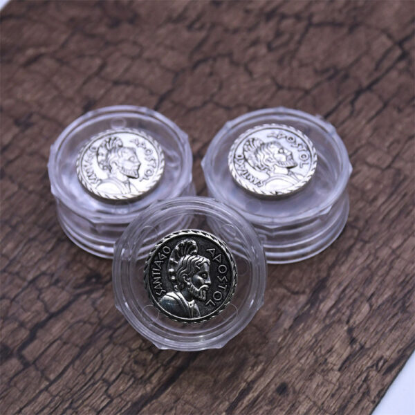 H1529df650a294f3aab468158ca9f4bd6H KOMI 1.8x3.6cm Santiago Rosary Box First Communion Rosary Necklace Jewelry Gift Box Mini Plastic Empty Box with Metal Sheet