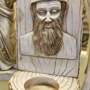 KOMI Wholesale Jesus Virgin Mary Child Family Baptism Decoration Wings Sculpture Decoration Religious Resin Crafts Gifts