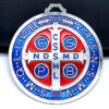 KOMI New Hot Sale Saint Benedict Pendant Round Religious Metal Crafts Pendant