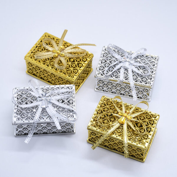 H413cd28429cf4ab4b05622f5d4d8788dz KOMI Religious Rosary Necklace Bracelet Gift Box Wedding Gift Box with Bow Cross Accessory Plastic Jewelry Box for Gifts Packing