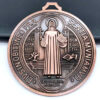 KOMI New Hot Sale Saint Benedict Pendant Round Religious Metal Crafts Pendant
