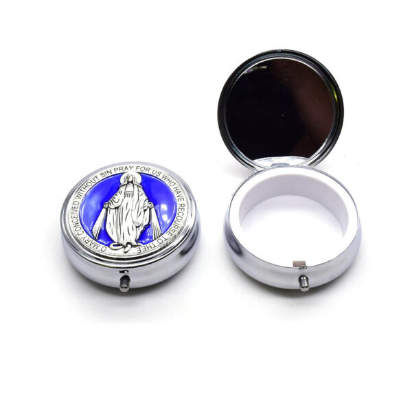 KOMI High-end Communion of St. Benedict Rosary Gift Box Metal Box Packing Box