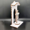 KOMI New Design Led Elaborately Carved Empty Cross Ornaments