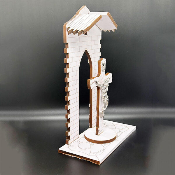 KOMI New Design Led Elaborately Carved Empty Cross Ornaments