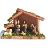 KOMI New Nativity Manger with Christmas Decorations Manger House Characters Holiday Home Decoration