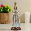 KOMI New Statue of Our Lady of Fatima Resin Craft Religious Decoration Tabletop Room Interior Decoration