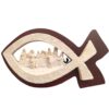 KOMI Fish the Last Supper Dinner Decoration Exquisite Resin Home Table Religious Dinner Decoration
