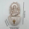 H63941dc1cbd74f2293772cd40a0a3fabW KOMI Christmas Jesus Maria Key Box Storage Resin Crafts Mary Sculpture Home Decoration Religious Wall Hanging Art Craft Gift