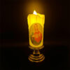 KOMI LED Electronic Wax Night Light 18.5X7cm Flameless Candles Lights by Switch Button Control Led Battery Light Plastic Crafts