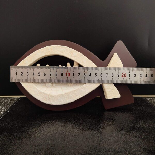 KOMI Fish the Last Supper Dinner Decoration Exquisite Resin Home Table Religious Dinner Decoration